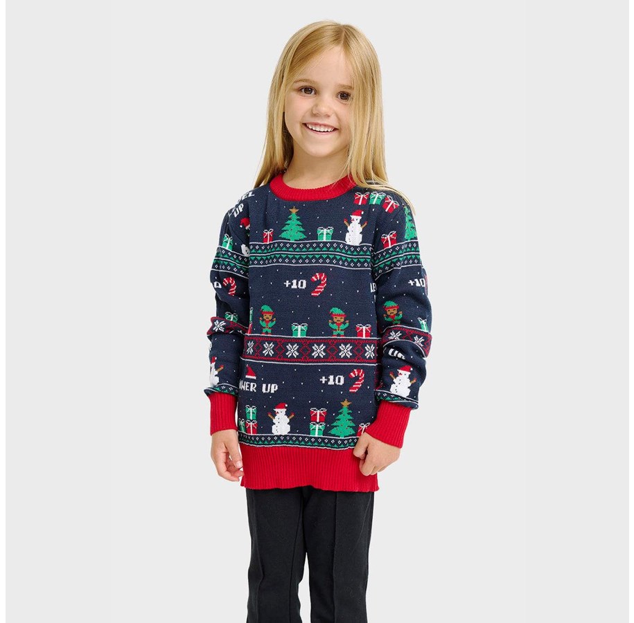 Weihnachtspullover - Jule-Sweaters - Vintage gaming sweater - 11-12 Jahre - 5740009936072