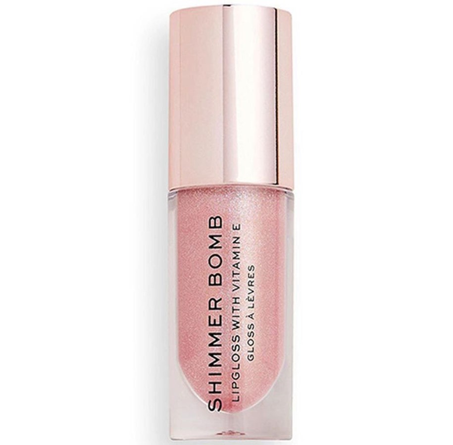 Make-Up - Makeup Revolution Shimmer Bomb Lip Gloss 4.6 ml.– Glimmer - 5057566434768