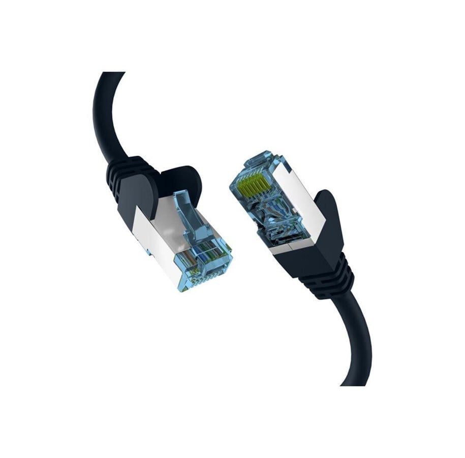 Netzwerk - Kabel - M-CAB EFB-Elektronik patch cable - 25 m - black - Schwarz - 25m - EC020200159
