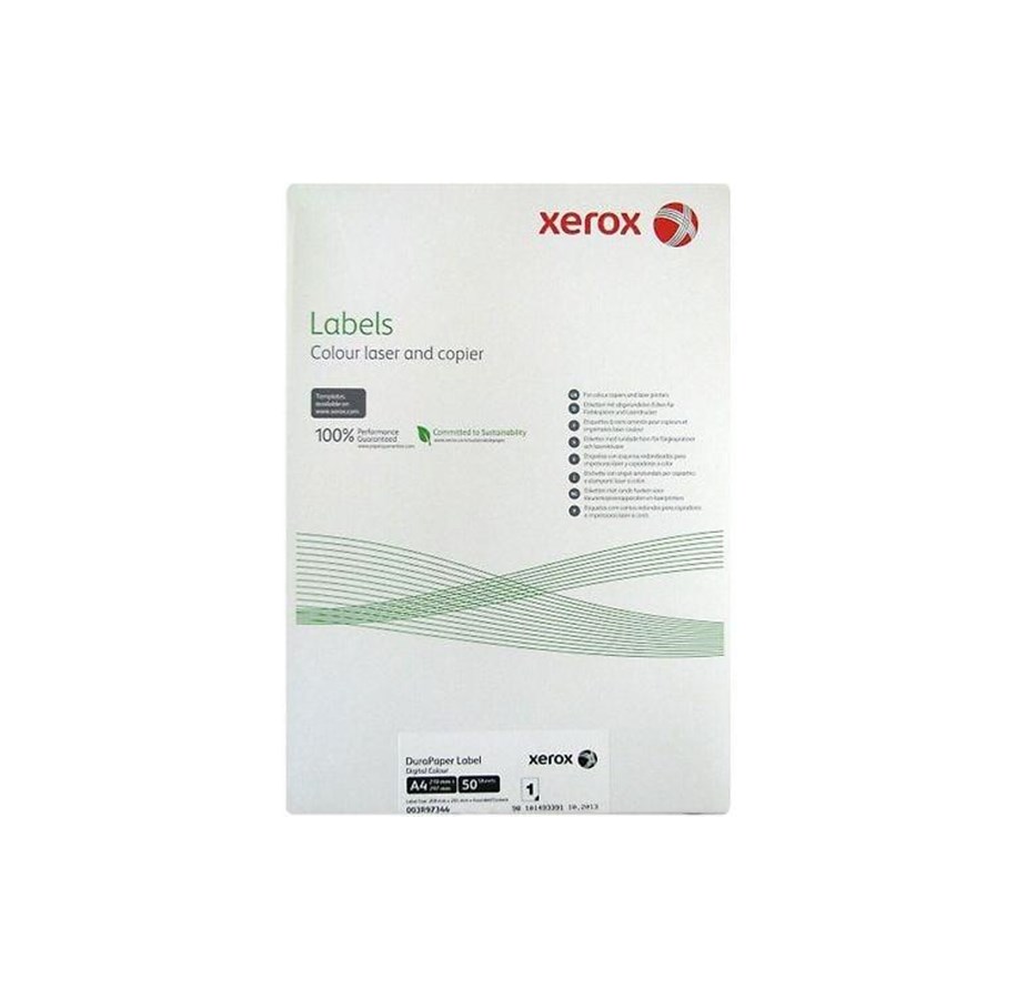 Papier, Fotopapier und Etiketten - Xerox DuraPaper - labels - 50 pcs. - A4 - X003R97344