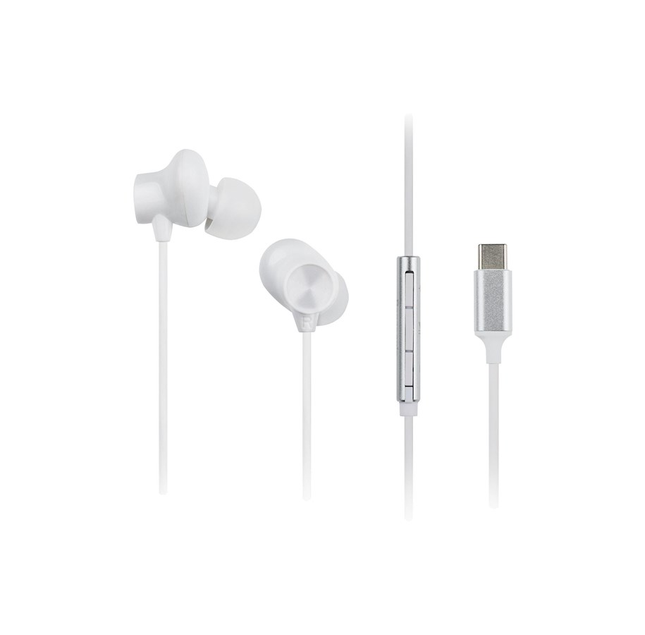 Kopfhörer/Headsets - Panasonic RP-TCM225 - earphones with mic - USB-C - RP-TCM225DEW