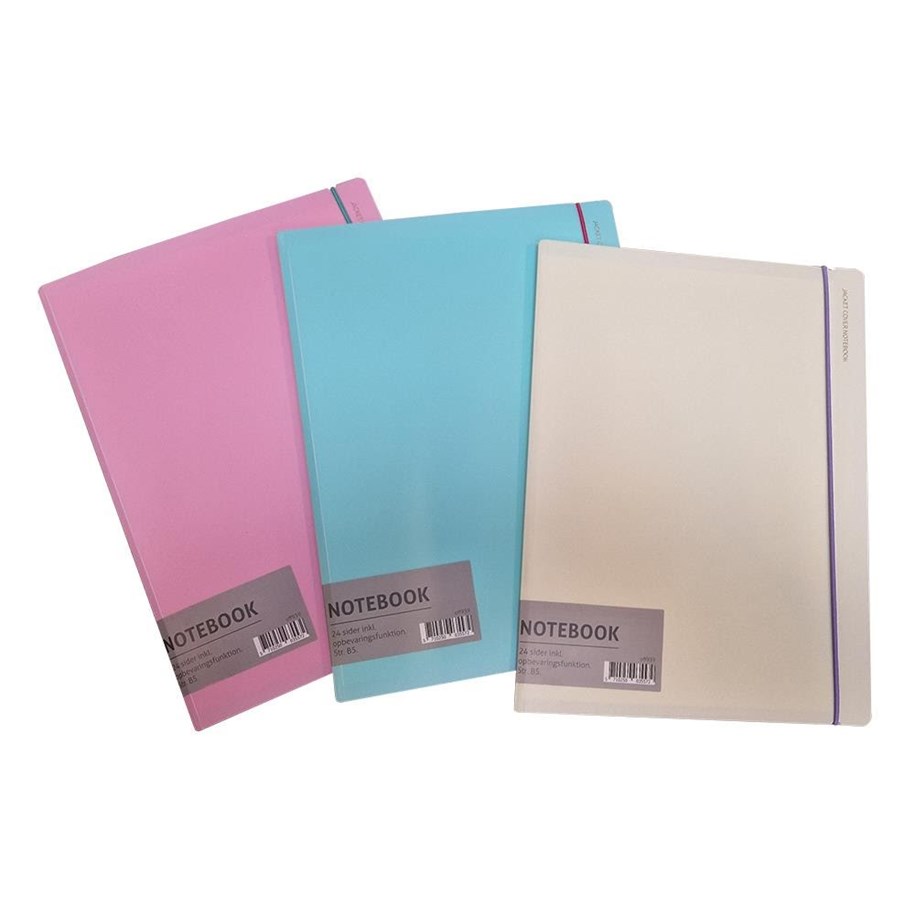 Taschen, Umschläge und Register - Hobby Mate Notebook B5 linen. With elastic band and pocket. - OFF939