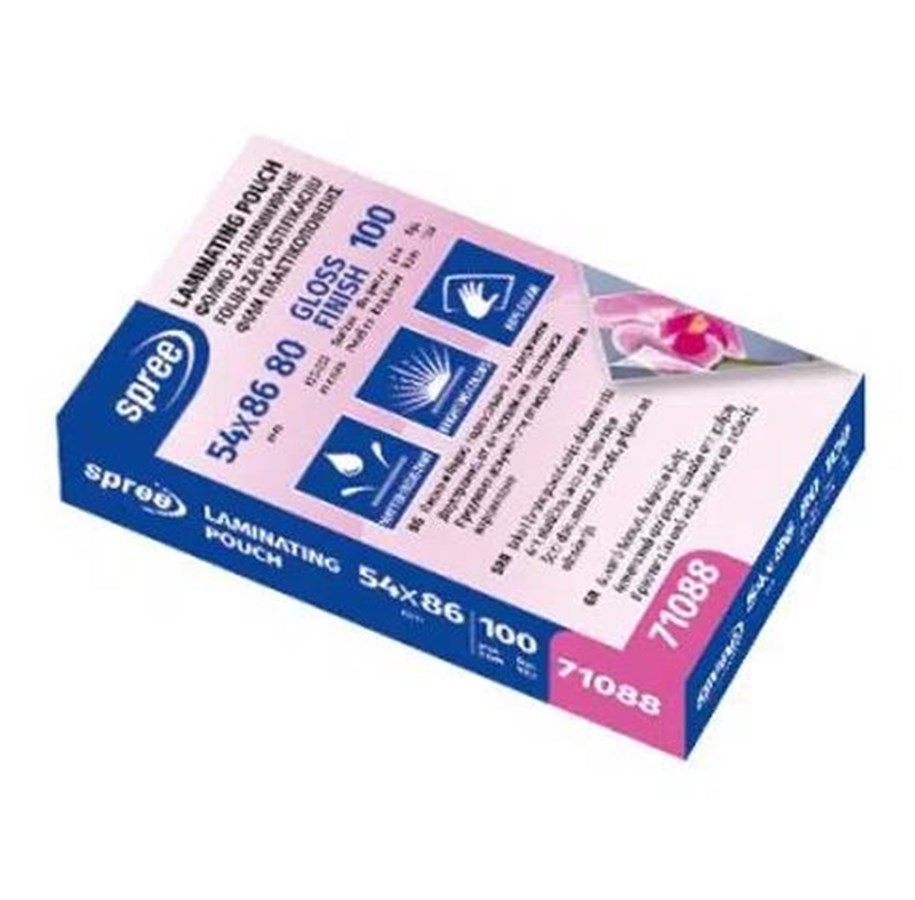 Hobby-Zubehör - SPREE Lamination pocket 100 54*86mm 80my - 71088