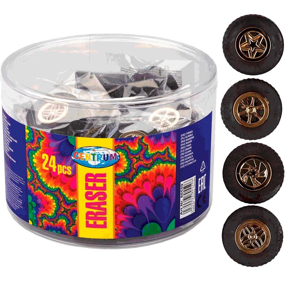 Utensilien zum Schreiben und Zeichnen - CENTRUM Eraser Rim with tire - 80559