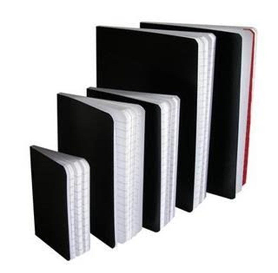 Papier, Fotopapier und Etiketten - BRIGHTOFFICE Notes black wax A6 linen. - SP7327014