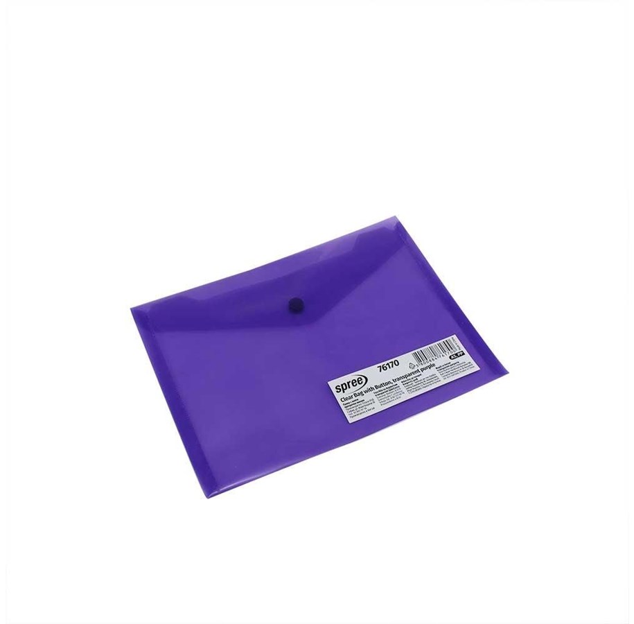 Taschen, Umschläge und Register - SPREE Envelope C5 plastic.12 pcs. clear. PURPLE - 76170