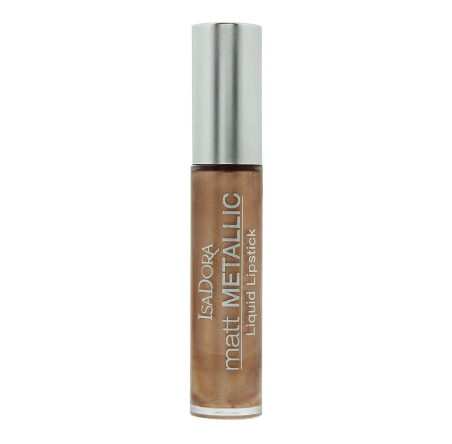 Make-Up - IsaDora Matt Metallic Liquid Lipstick 7 ml.– 80 Gold Digger - 7317851218809