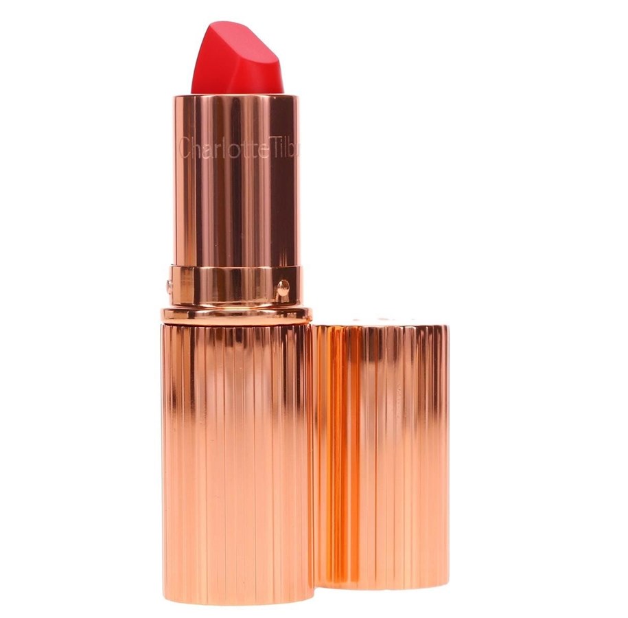 Make-Up - Charlotte Tilbury Hot Lips Matte Cream Lipstick 3.5 g. – Tell Laura. Rød. - 5060332325948