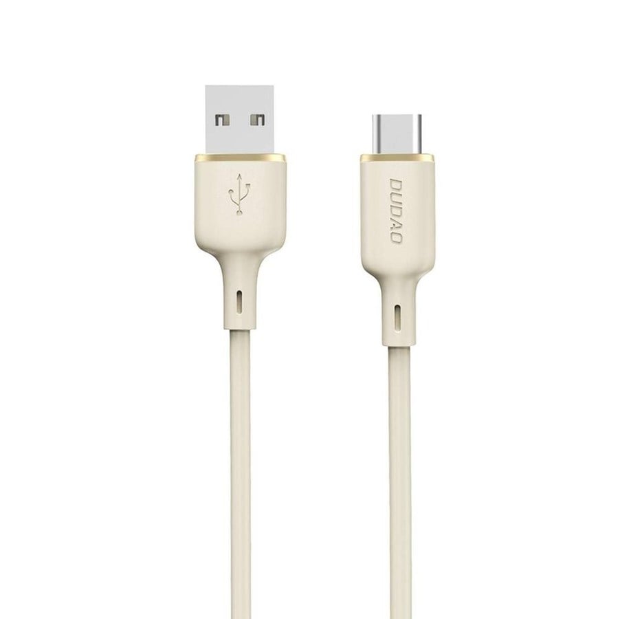USB Kabel - Dudao  L7SC USB-A - USB-C cable 5A 1m - beige - 6976625331024