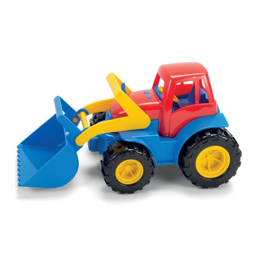 Spielzeugauto - Dantoy Tractor w/frontl-rubber wheels - 2119