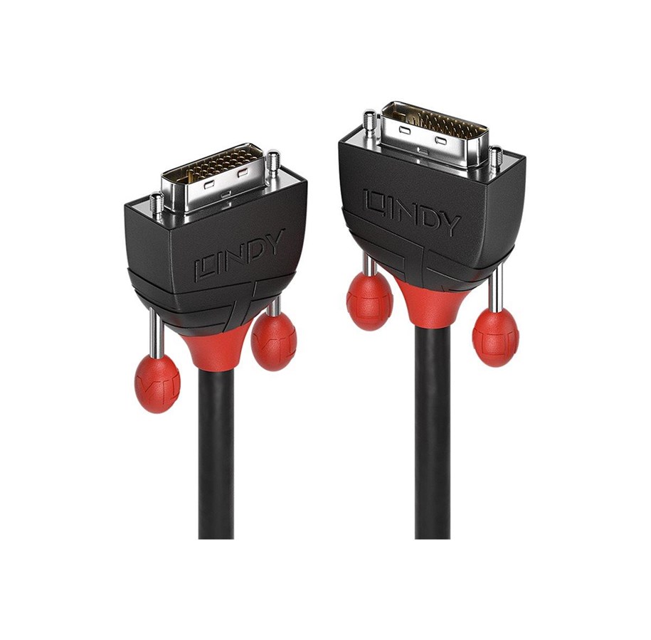 Display Kabel - Lindy Black Line - DVI cable - DVI-D to DVI-D - 50 cm - 36250