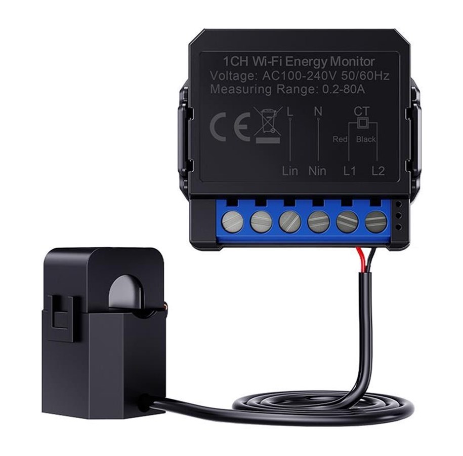 Smart-Home - Avatto WiFi Bi-Directional Energy Meter - WPM16-1 - WPM16-1