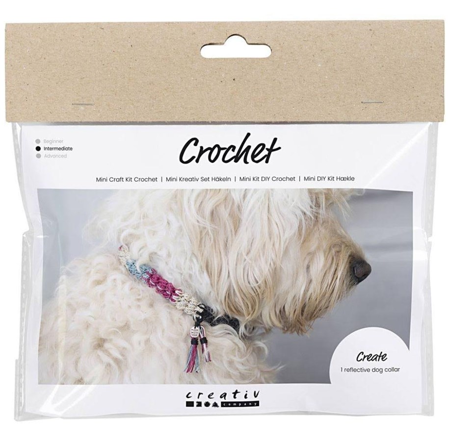 Kunst & Handwerk Ausstattung - Creativ Company - Mini Hobby Set Crochet Dog Collar - 977673