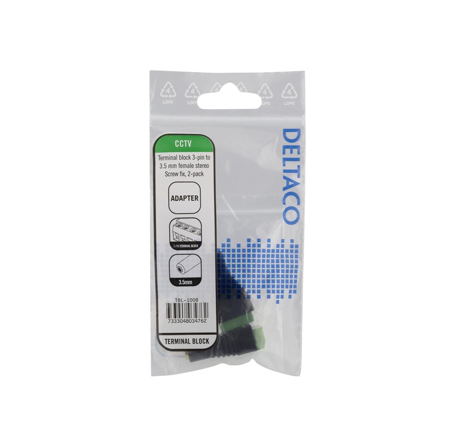 Display Kabel - Deltaco TBL-1008 - audio connector - TBL-1008