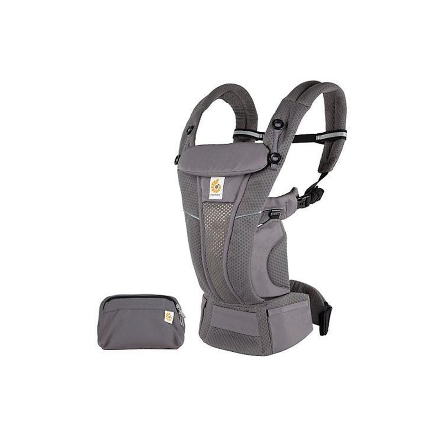 Babypflege - Ergobaby Omni Breeze baby carrier Graphite Grey - BCZ360PGRAPH