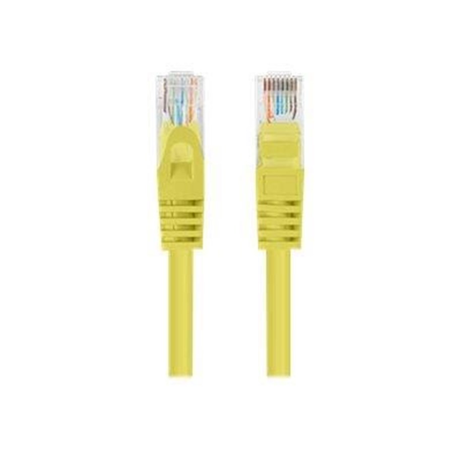 Netzwerk - Kabel - Lanberg patch cable - 1 m - yellow RAL 1016 - Gelb - 1m - PCU6-20CC-0100-Y