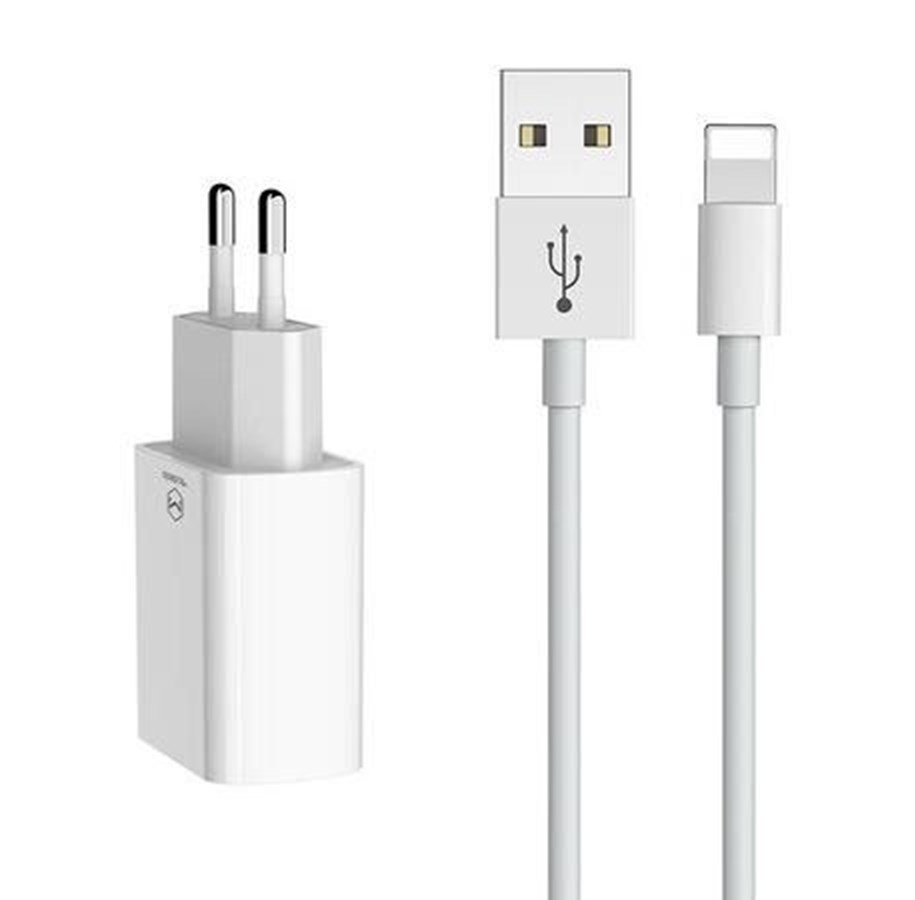USB Kabel - Mcdodo Dual USB Charger CH‑6720 EU + Lightning - CH-6720