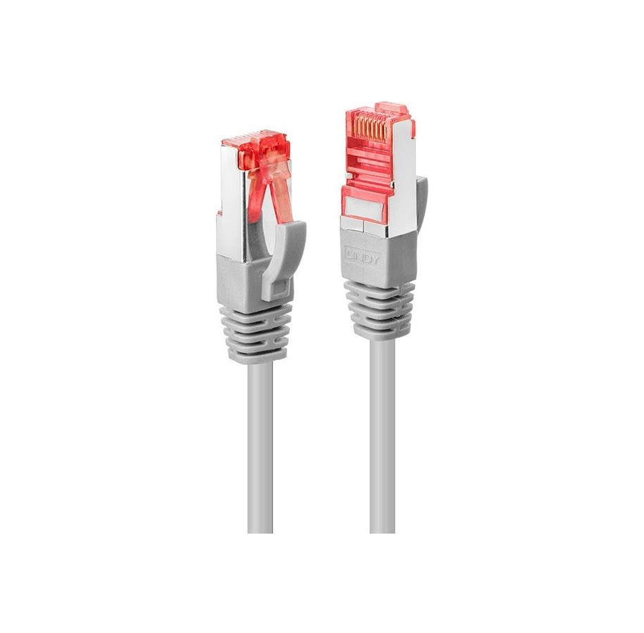 Netzwerk - Kabel - Lindy patch cable - 50 cm - grey - Grau - 0.5m - 47850