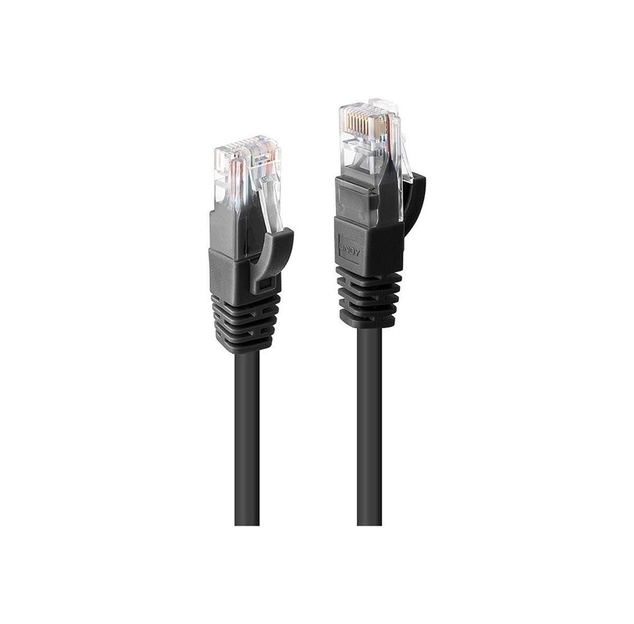 Netzwerk - Kabel - Lindy network cable - 30 m - black - Schwarz - 30m - 48085