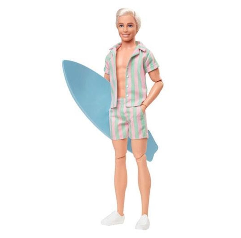 Dolls & Accessories - Hot Wheels Barbie Movie Ken Striped Fashion Doll - HPJ97