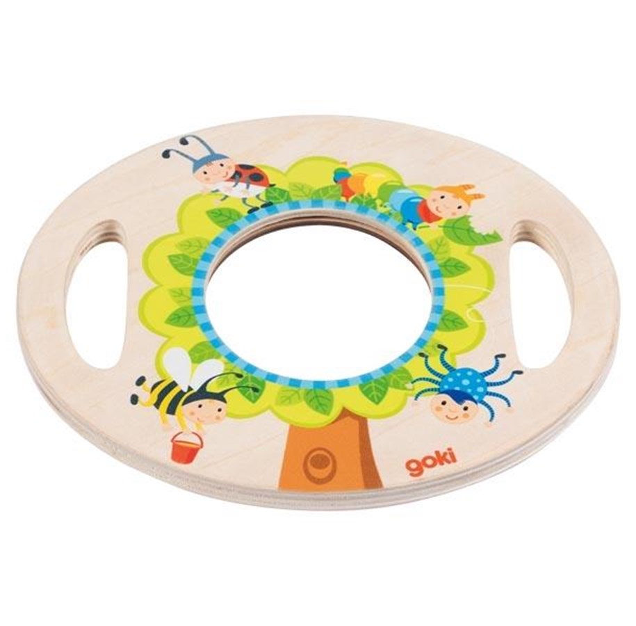Baby Spielzeug - Goki Wooden XL Magnifying Glass with Handles - 62880