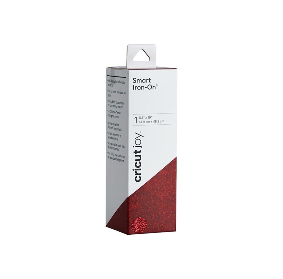 Label printer - Cricut Joy Smart Iron-On - craft material - 13.9 x 48.2 cm - glitter red - 2008060