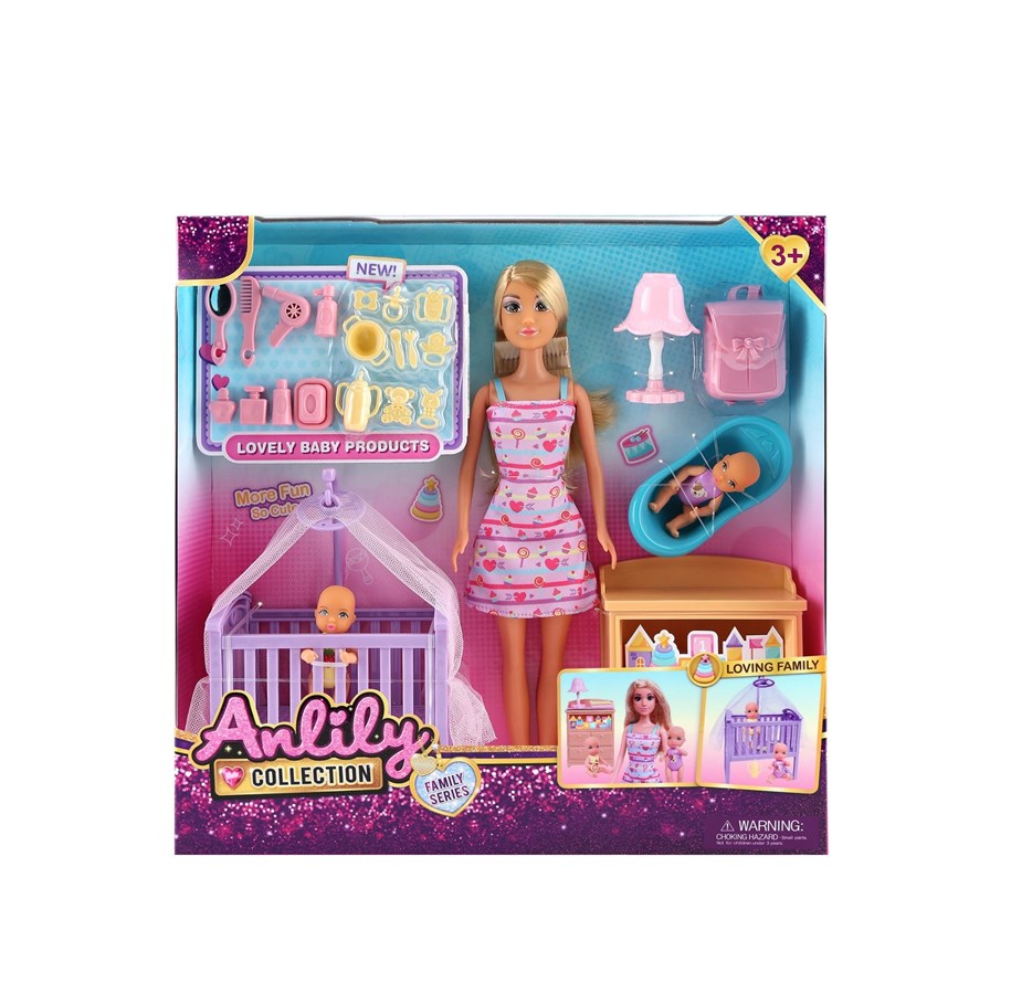 Dolls & Accessories - Masen Toys Doll w/baby room - 17074