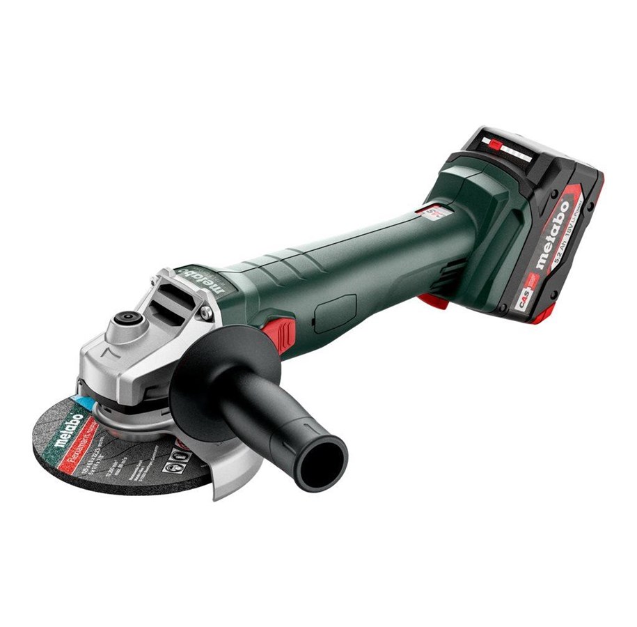 Winkelschleifer - Metabo W 18 L 9-125 QUICK - angle grinder - cordless - 125 mm - 2 batteries - 602249650