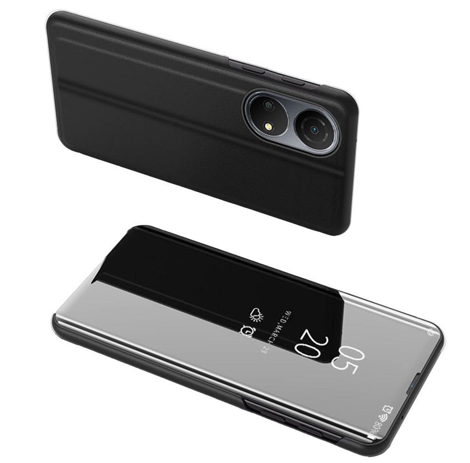Handys - Cover & Cases - Hurtel Clear View Case for Honor X7 / Honor Play 30 Plus flip Cover Black - 9145576266915