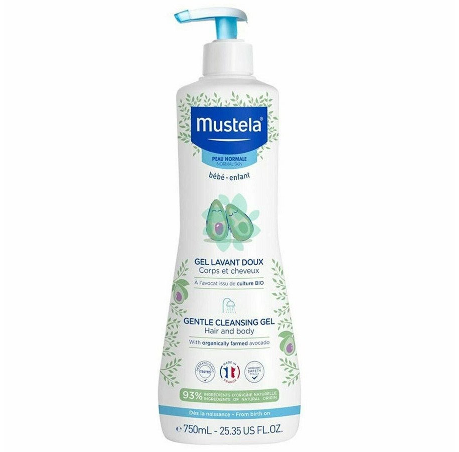 Gesichtspflege - Mustela Avocado Gentle Cleansing Gel 750 ml - 3504105035471