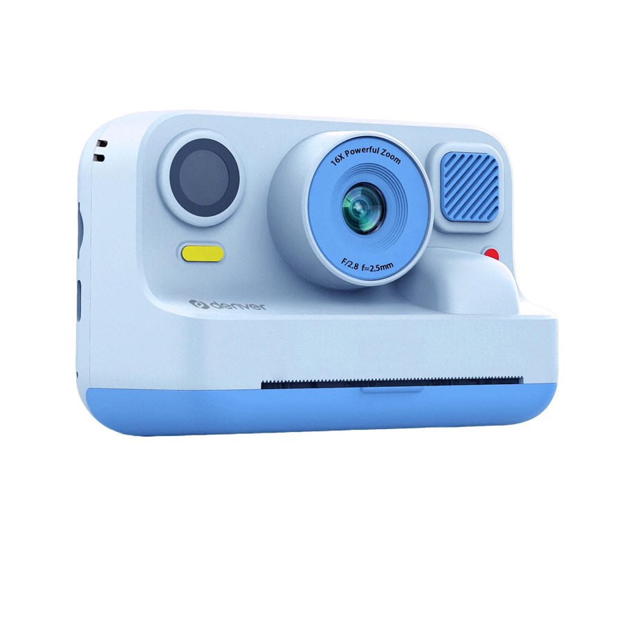 Digital Kameras - DENVER KPC-1374BTBU Kids print camera with thermal print function Bluetooth connection for print from smartphone - KPC-1374BTBU