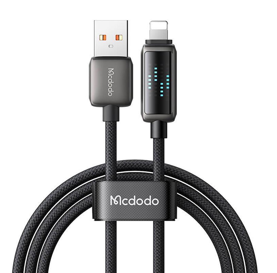 USB Kabel - Mcdodo CA‑5250 USB‑A to Lightning Cable LED Display - CA-5250