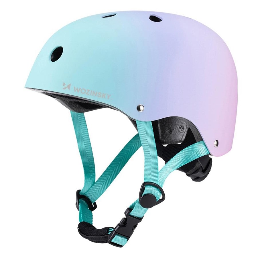 Fahrrad-Zubehör - Wozinsky BMX Bike Helmet/Scooter  54-58 cm - Gradient Pink - 5907769381089