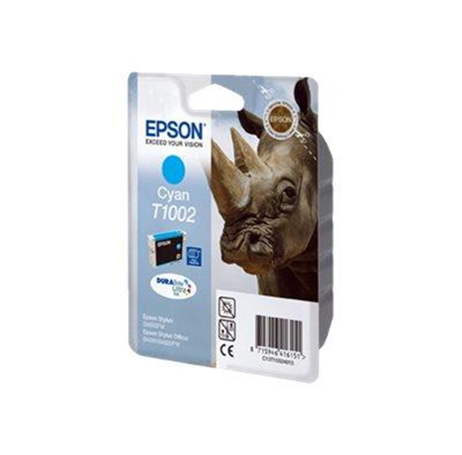 Druckerzubehör - Tinte & Toner - Epson T1002 - cyan - original - ink cartridge - C13T10024020