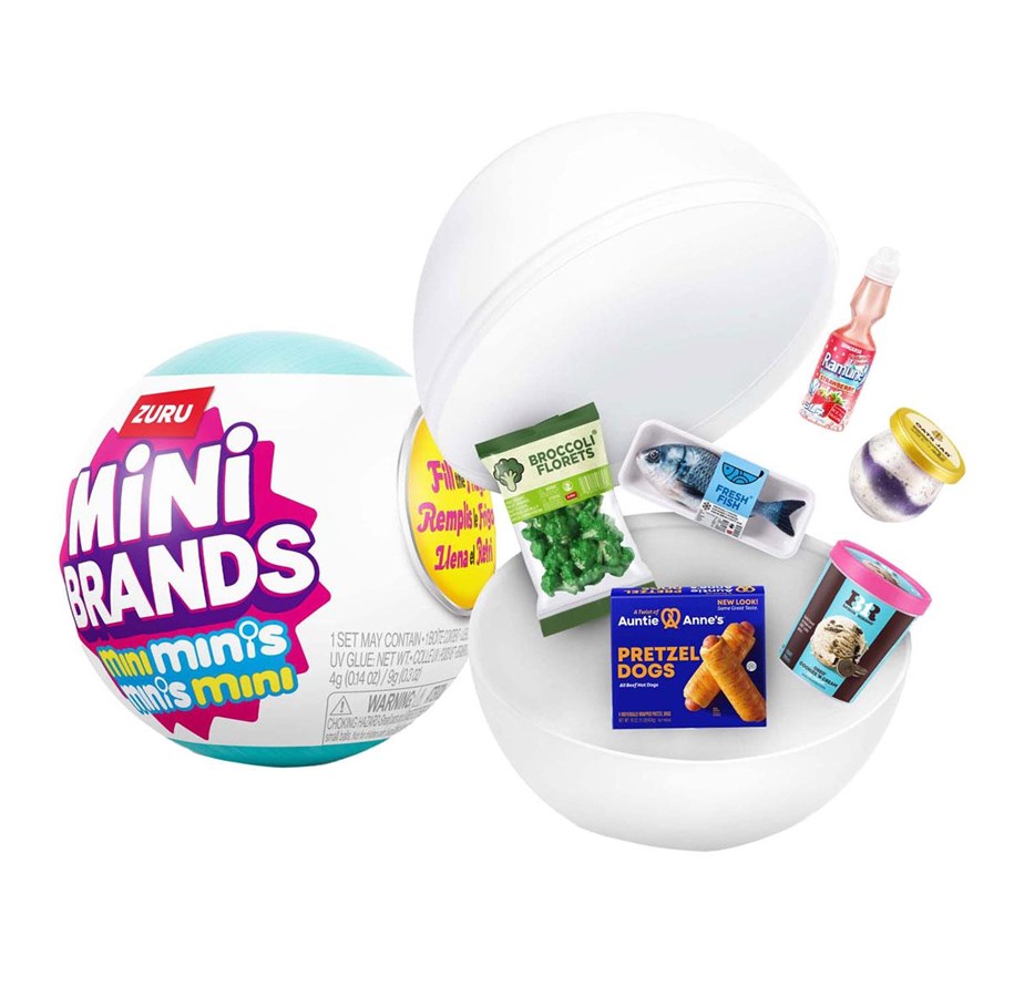 Kleine Mitbringsel für Kinder - Mini Brands Fill the Fridge - Mini Food in Surprise Ball - 77711