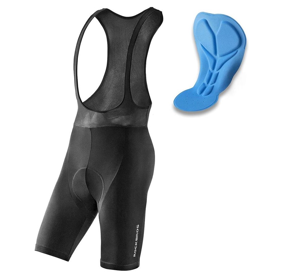 Fahrrad-Zubehör - Rockbros RK20022XL short bib shorts with XXL insert - black - RK20022XL