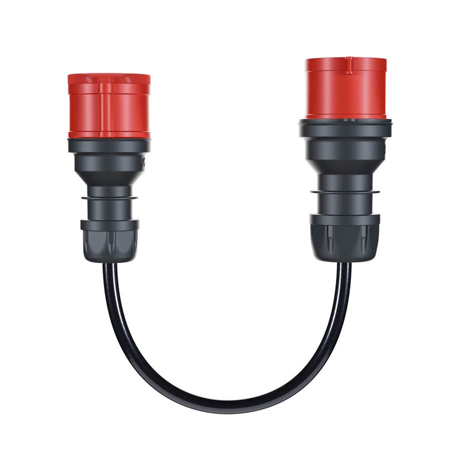 Aufladen von Elektroautos - go-e Gemini flex 11 kW adapter CEE red 32 A - CH-04-36
