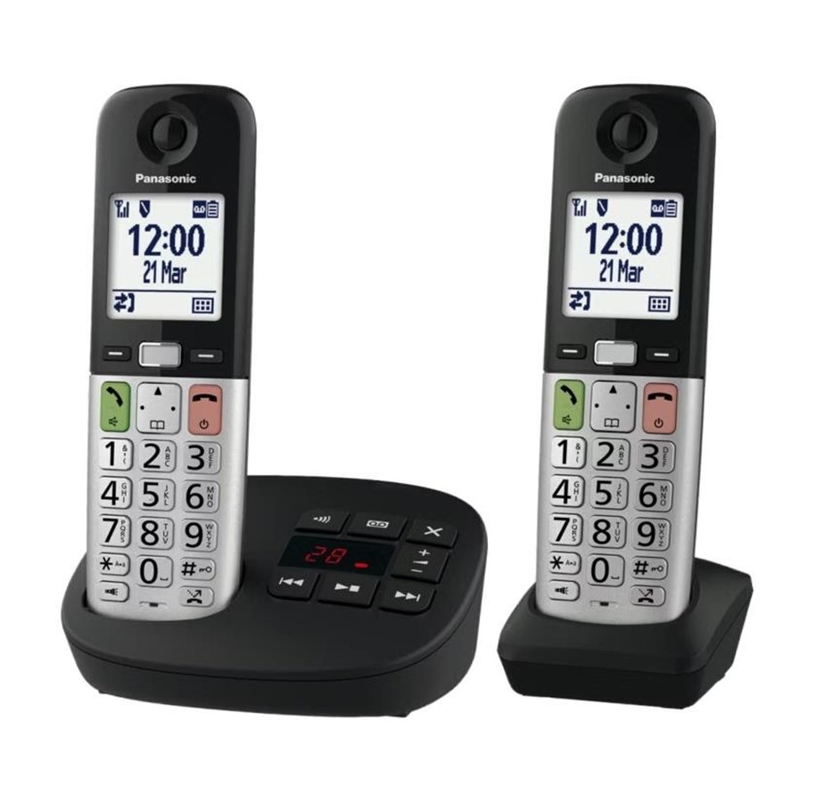 Telefone - Panasonic Digital Cordless Answering System KX-TGU432 - KX-TGU432EXB