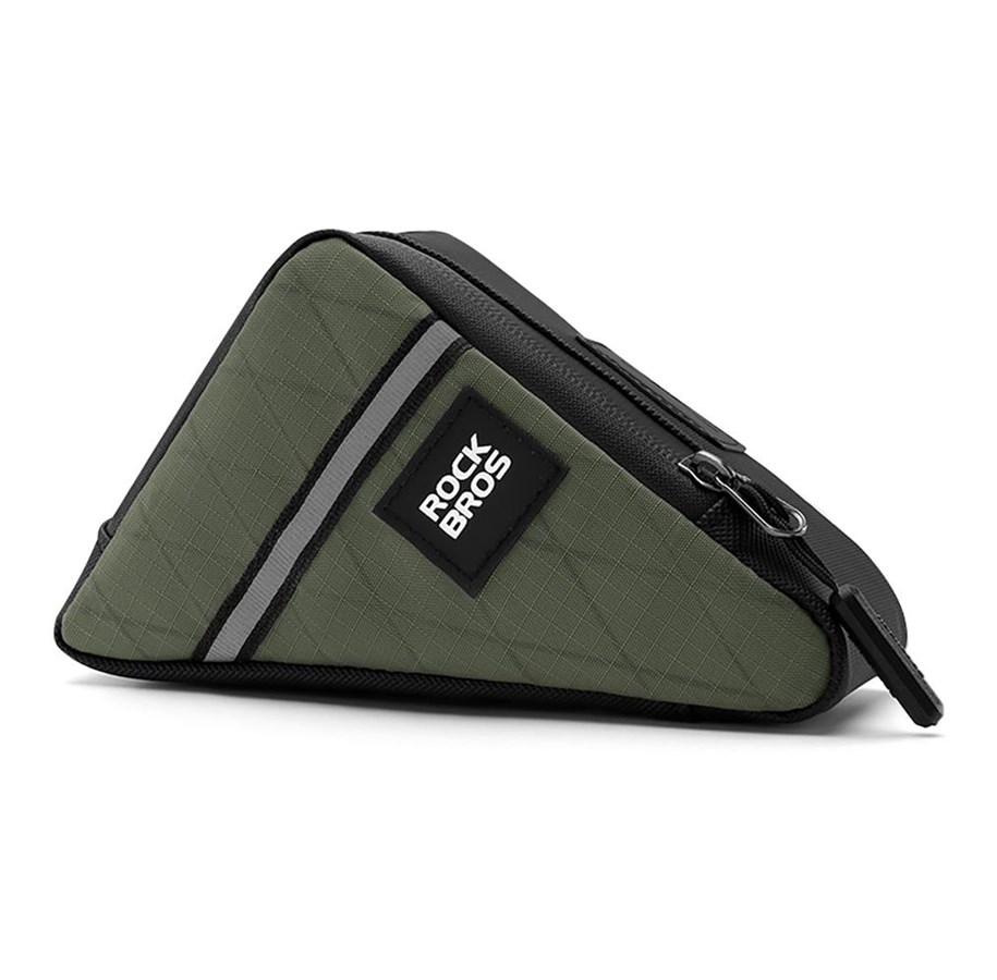 Fahrrad-Zubehör - Rockbros Triangle Bike Frame Bag 0.3 L - Green - 8386824308495