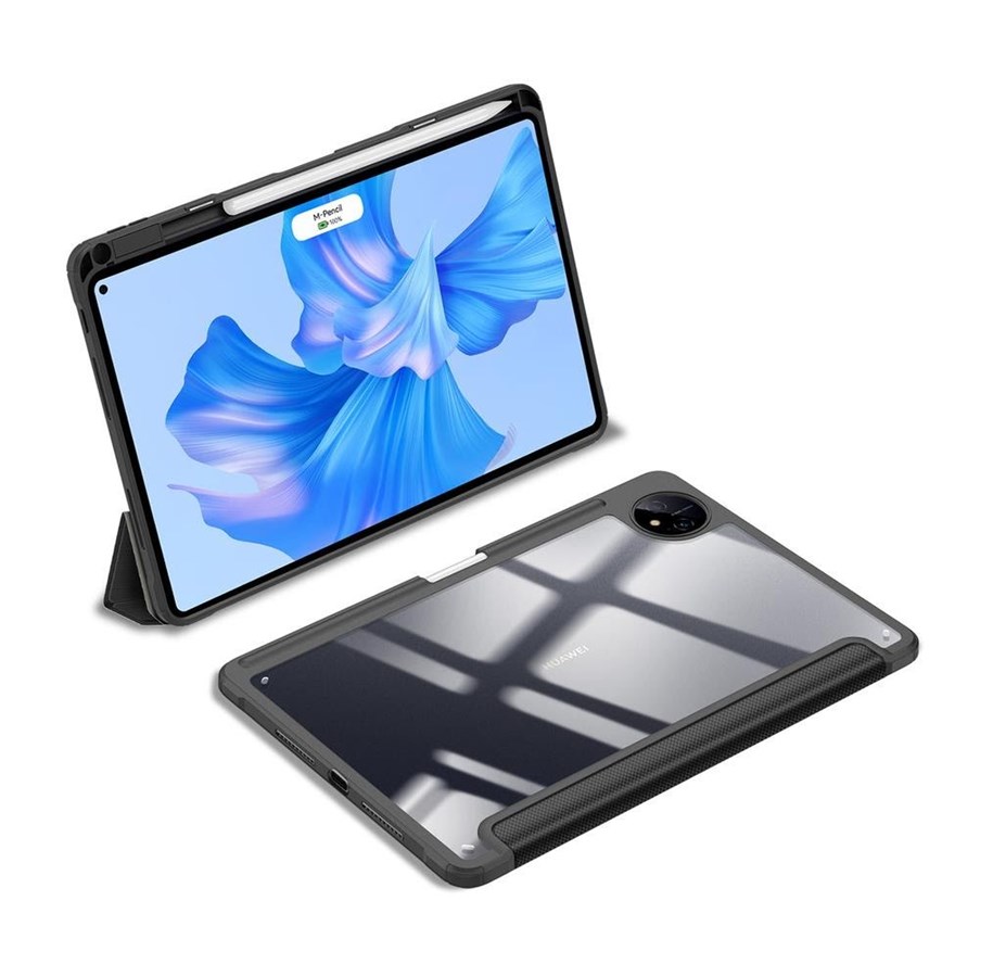 Tablets - Cover & Case - Dux Ducis Toby Huawei MatePad Pro 11'' (2022) Cover with S Pen Stylus Space Smart Cover Stand Black - 6934913034613