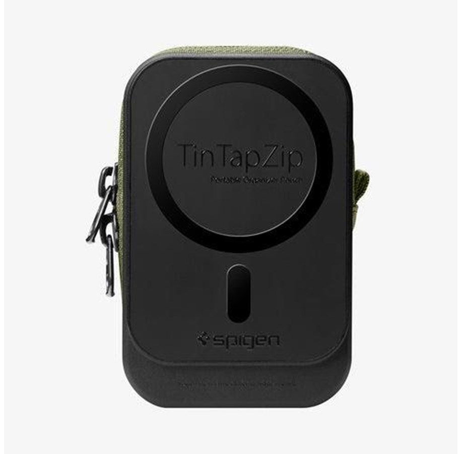 Handys - Anderes Zubehör - Spigen Portable Organizer Pouch TintapZip MagSafe - olive green - AFA10227