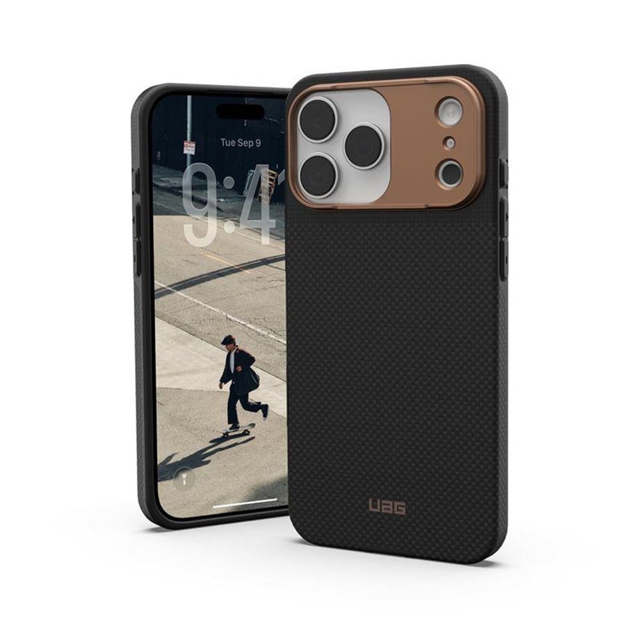 Handys - Cover & Cases - UAG Fibr Armr - kevlar graphite/bronze - iPhone 17 Pro Max - 114554113985