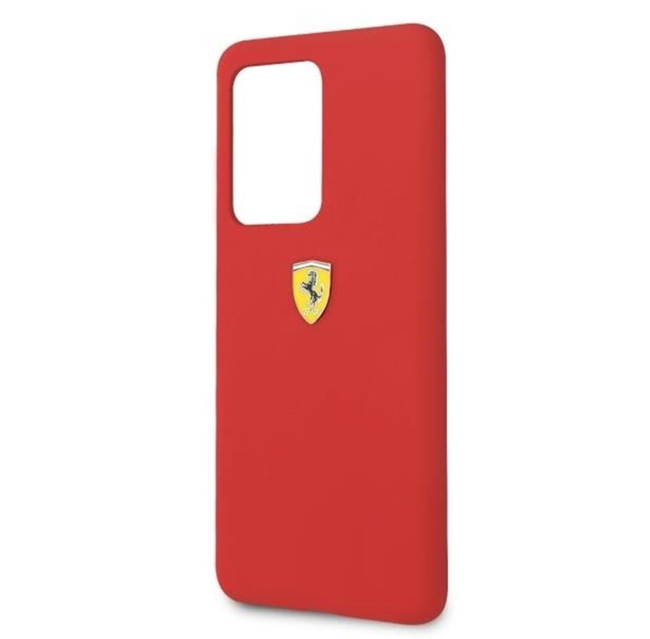 Handys - Cover & Cases - Ferrari Silicone Case for Samsung Galaxy S20 Ultra - Red - 3700740473344