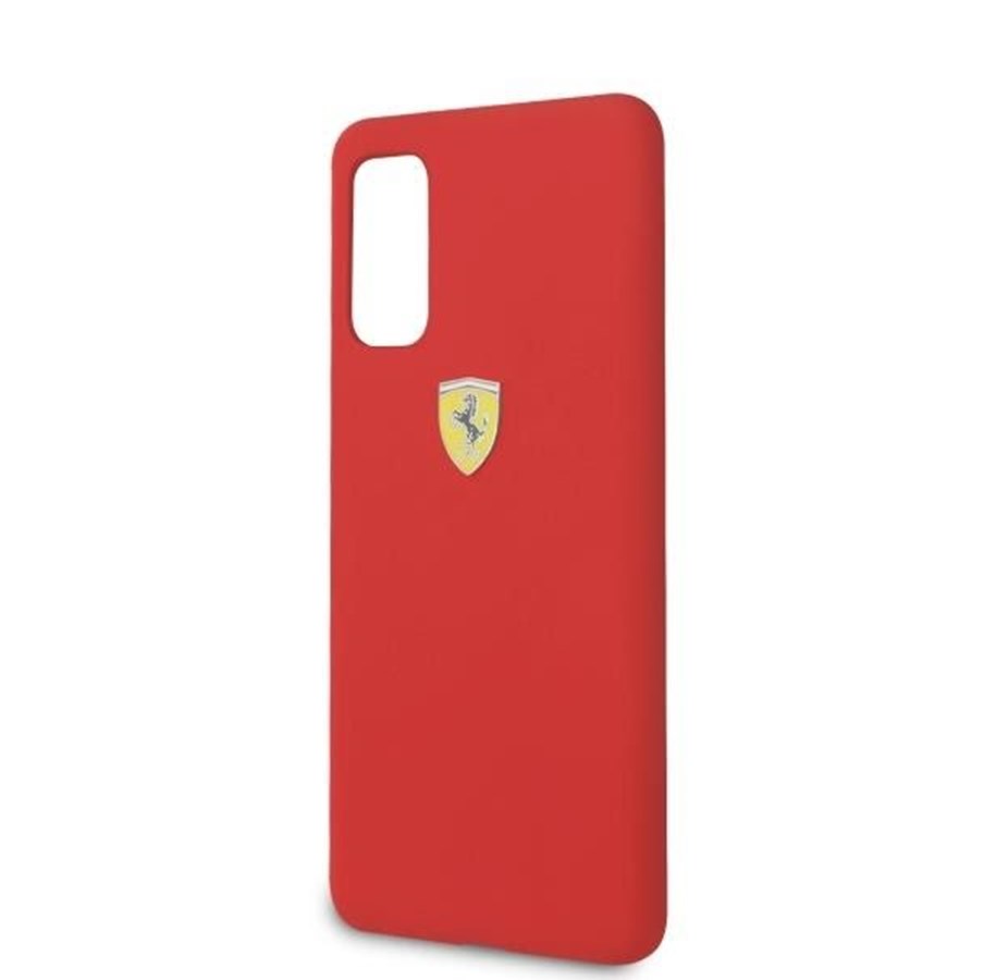 Handys - Cover & Cases - Ferrari Silicone Case for Samsung Galaxy S20 - Red - 3700740473320