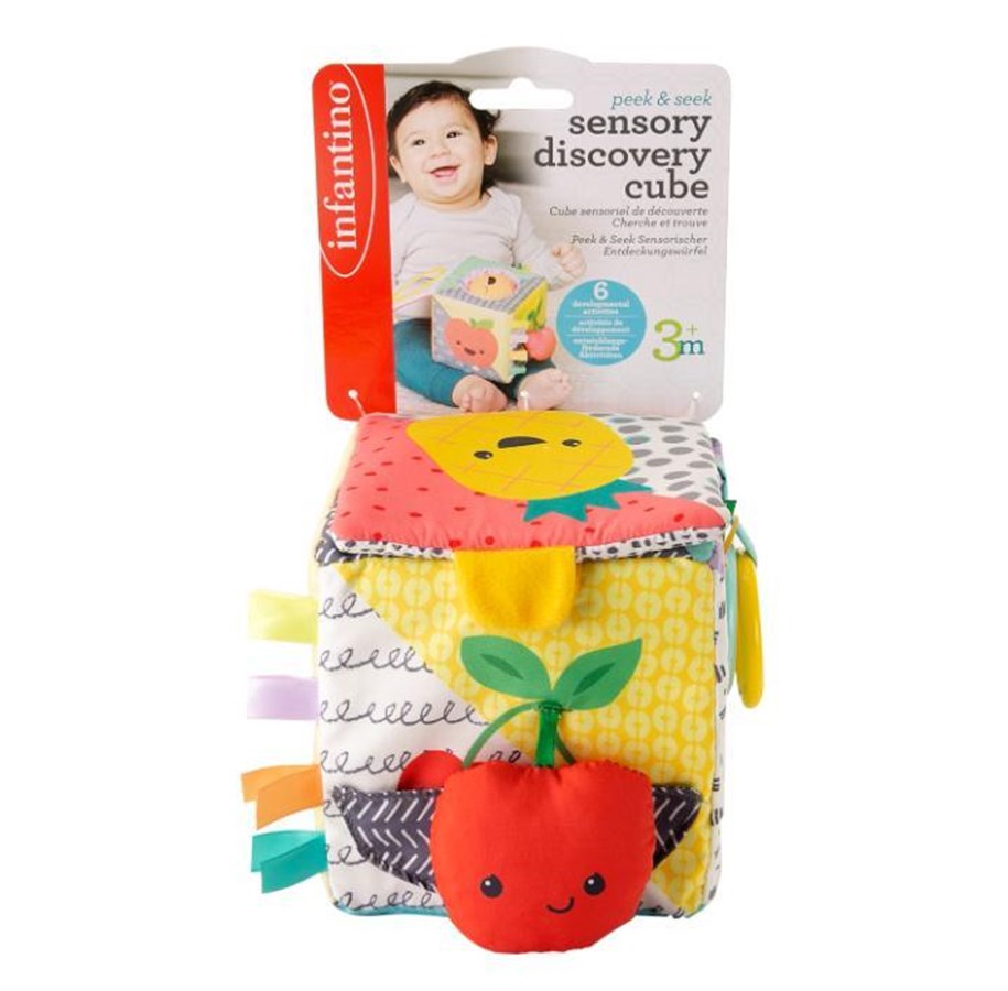 Baby Spielzeug - Infantino Sensory Box with Mirror & Figures - 0+ Months - IB315169