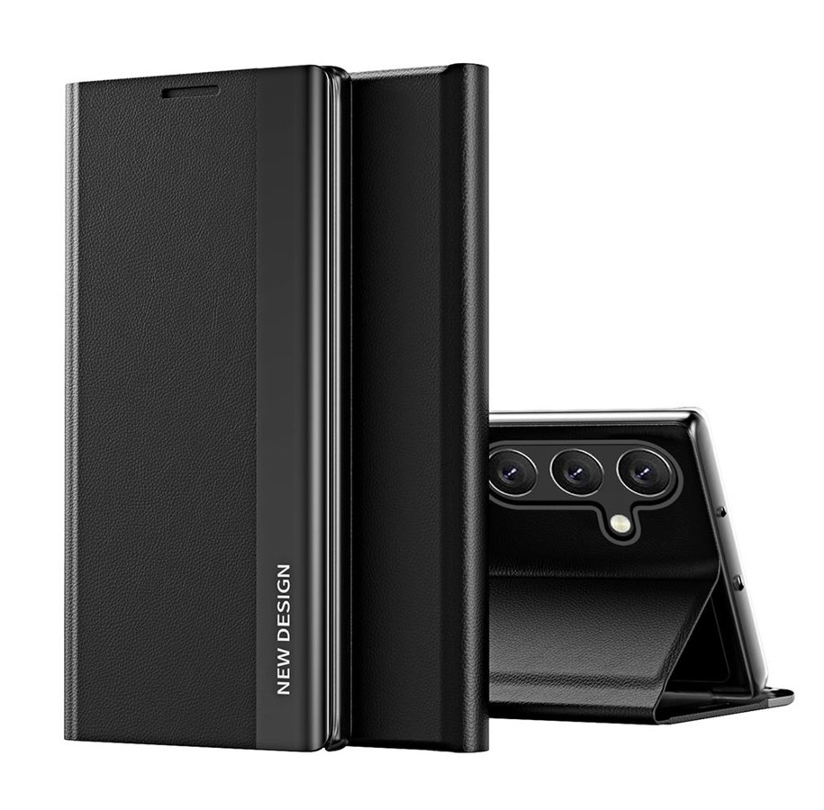 Handys - Cover & Cases - Hurtel Sleep Case Pro Case for Samsung Galaxy A24 4G with Flip Stand Black - 9145576275603