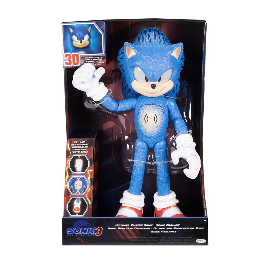 Figuren - Sonic The Hedgehog 3 Movie 12" Feature Figure Ultimate Talking  12in - 424754