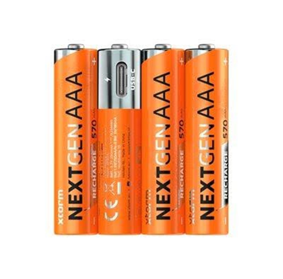 Batterien und Akkus - Xtorm NextGen AAA Batteries USB-C Rechargeable 4-Pack - XNG3AB4