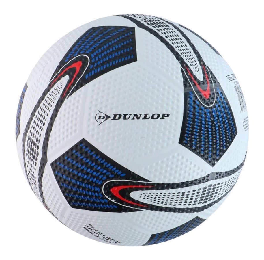 Sport & Fitness - Dunlop - Street Training Football size 5 - white/blue - 8711252557830_03