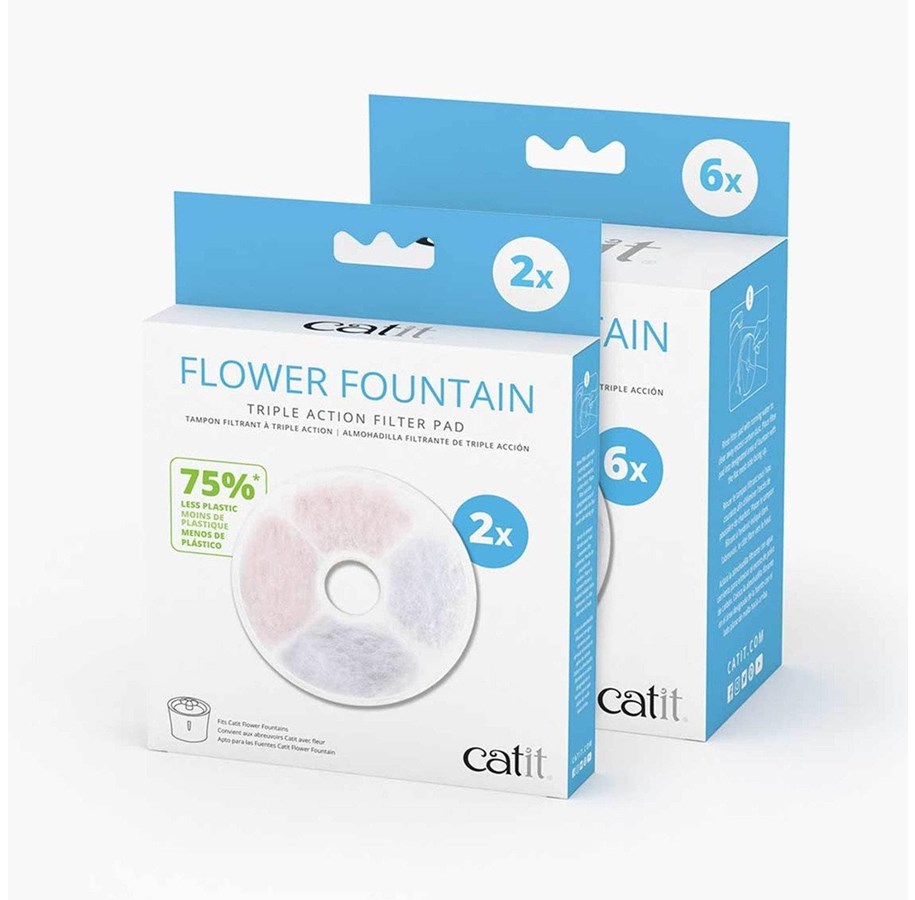 Katzen - Catit Senses 2.0 filter t/flower fountain 2 stk. - 43738